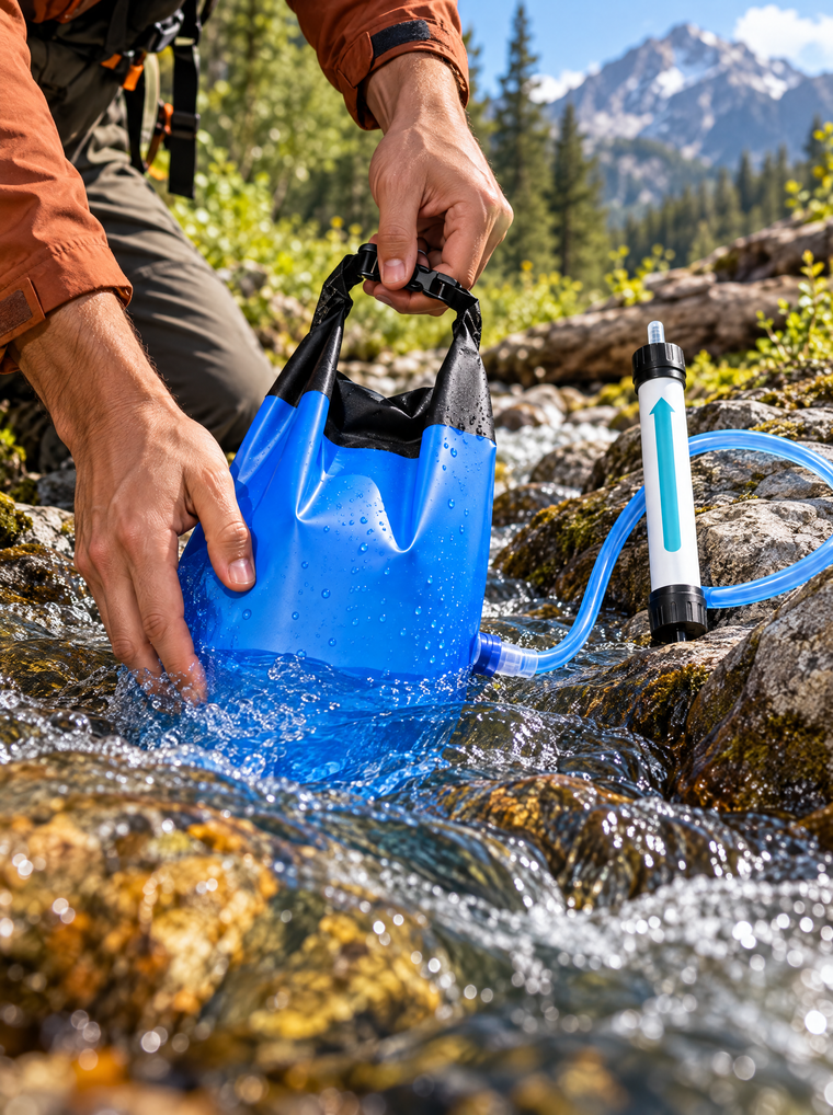 Aqua-GS1 filtering natural water