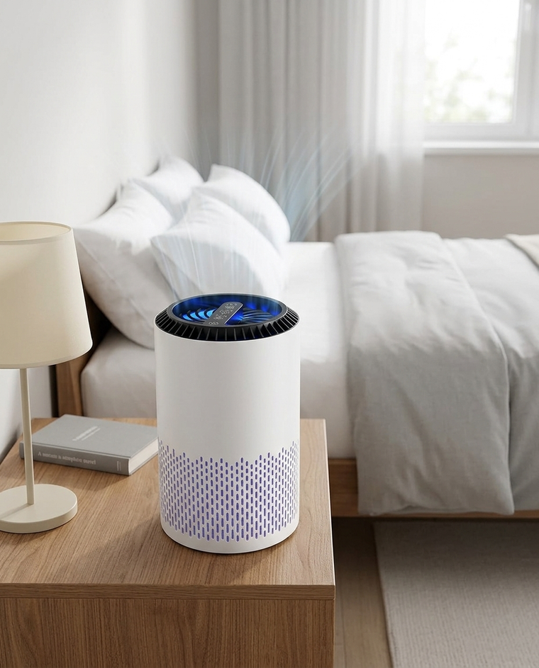 4. Nightstand-Small, Whole-Room Powerful