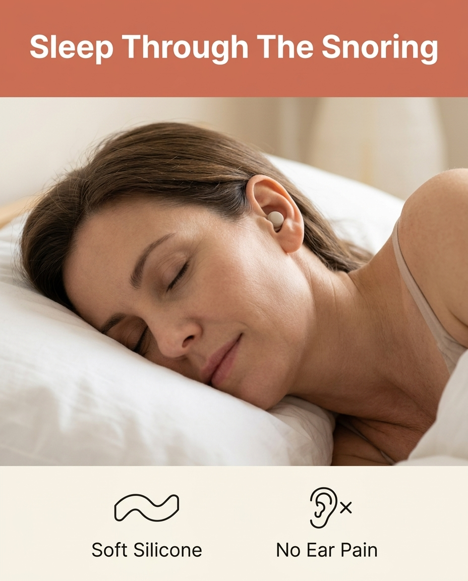 Sleep through the snoring