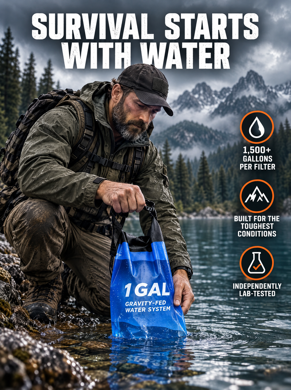 Survival starts with water