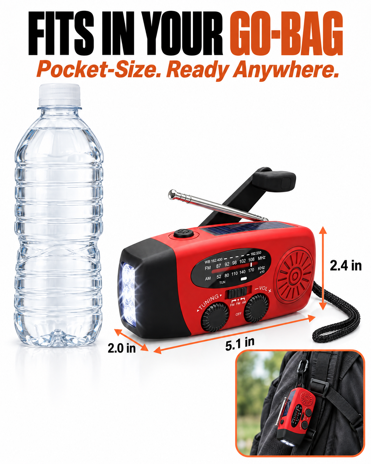 Fits in your go-bag