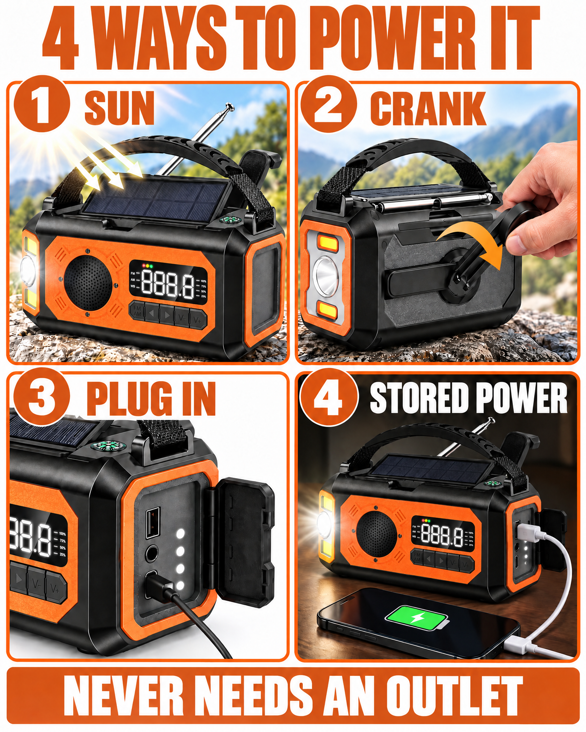 4 ways to power it