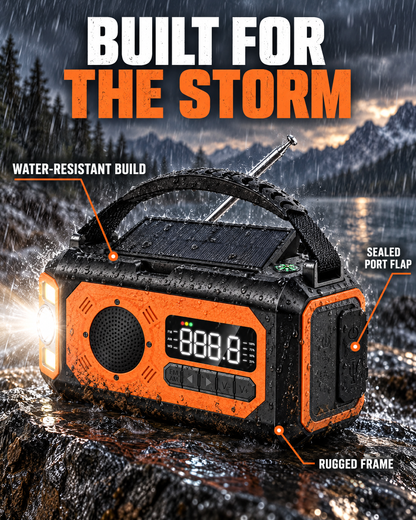 Water-resistant rugged build for the storm