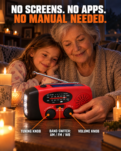 Classic: no screens, no apps, no manual needed