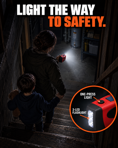 Classic: 3-LED flashlight lights the way to safety