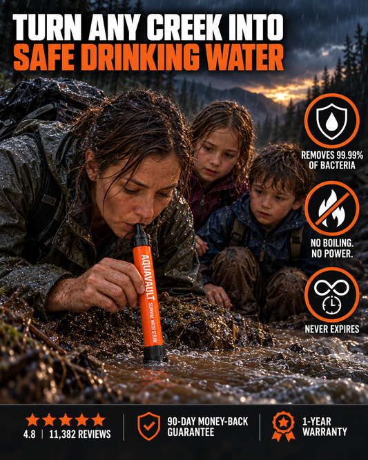 Turn any creek into safe drinking water
