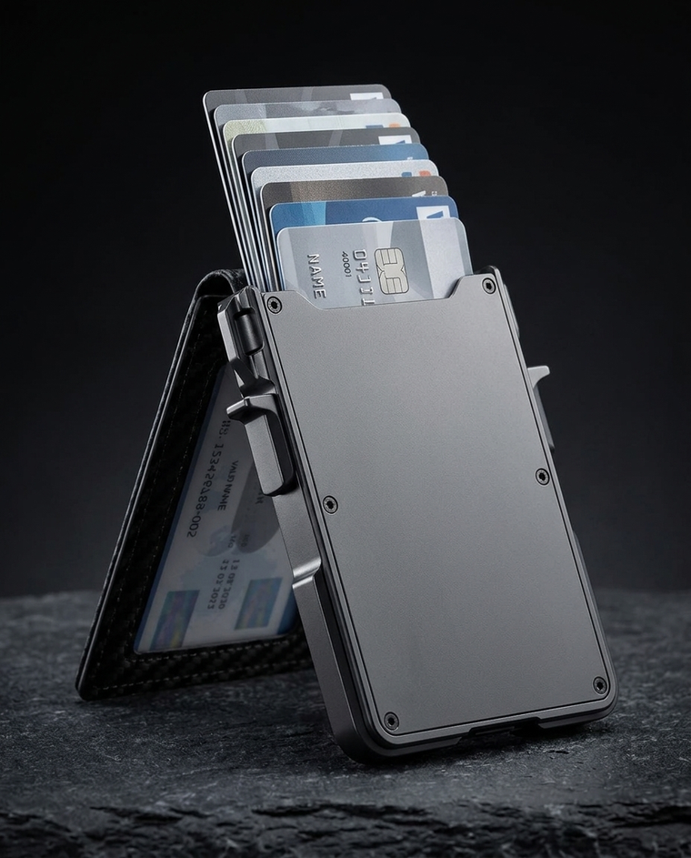1. Carries 12+ Cards And Your Cash — With Zero Bulk