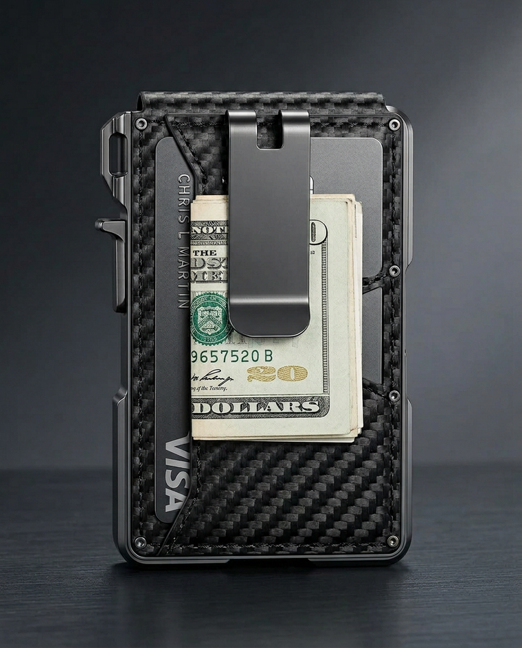 7. Your Cash Stays Put — A Real Money Clip, Not A Flimsy Strap